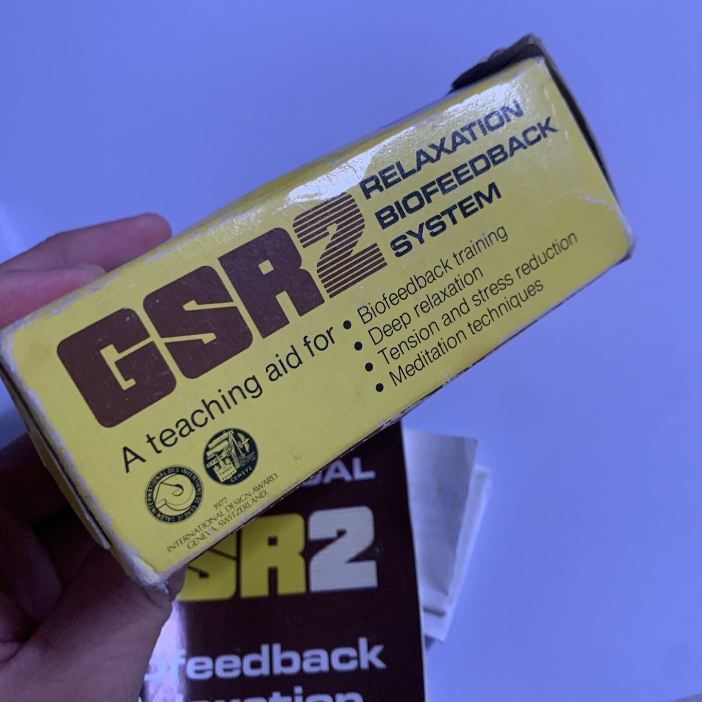 GSR2 Biofeedback Relaxation System Galvanic Skin Resistance Monitor