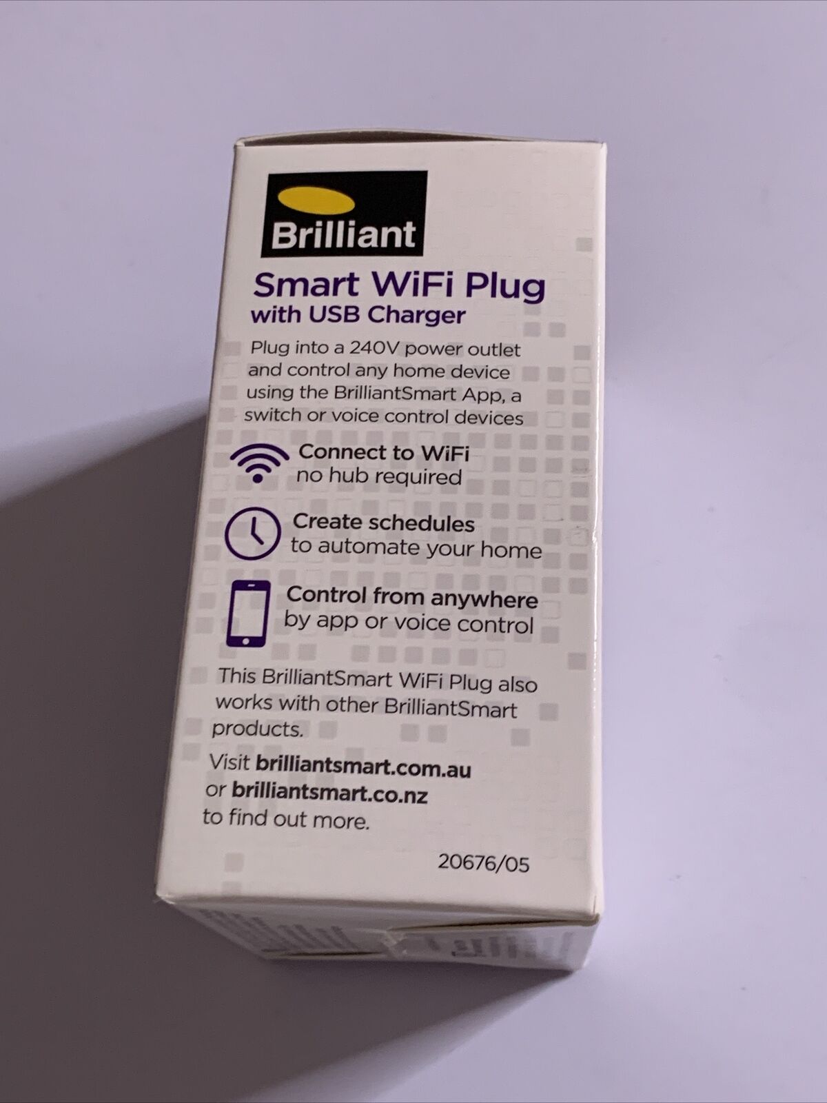 Brilliant Smart WiFi Plug with USB Charger