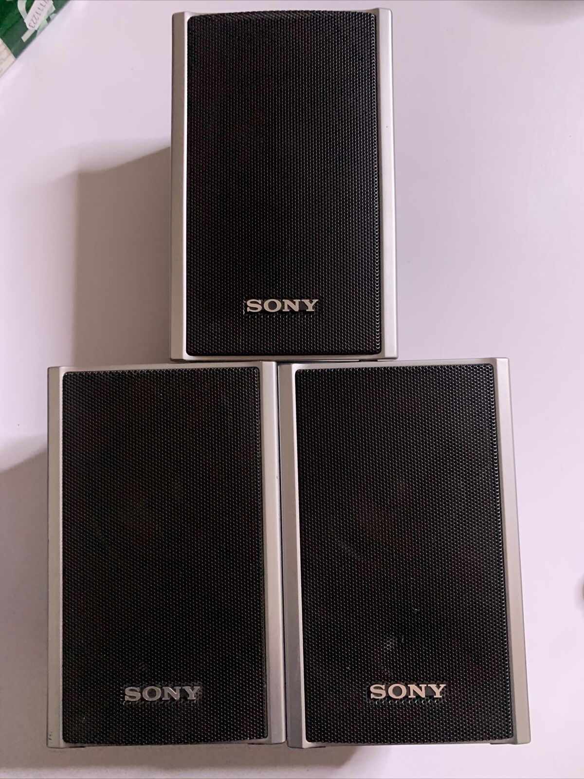 3x Sony Surround Speakers SS-TS80 Magnetically Shielded 3 Ohms