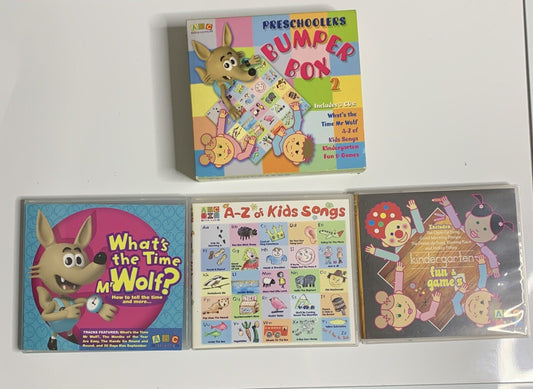 Preschoolers Bumper Box ABC For Kids (CD, 3-Disc Set, 2008) Children's Music