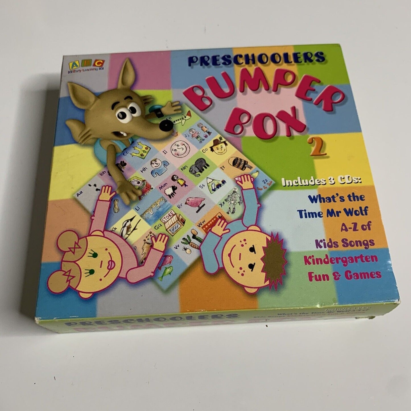 Preschoolers Bumper Box ABC For Kids (CD, 3-Disc Set, 2008) Children's Music