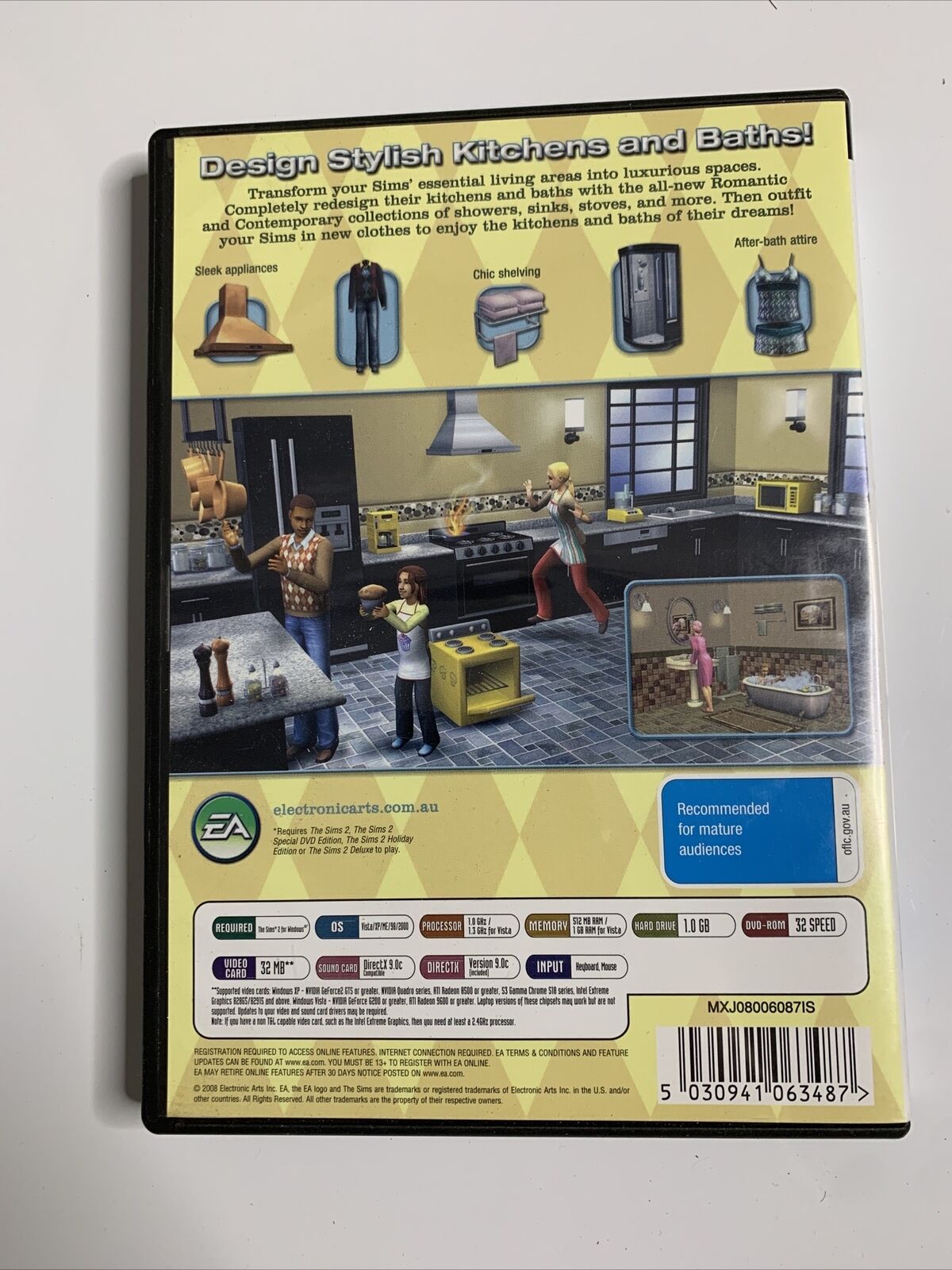 The Sims 2: Kitchen & Bath Interior Design Stuff Expansion Pack PC Windows Game