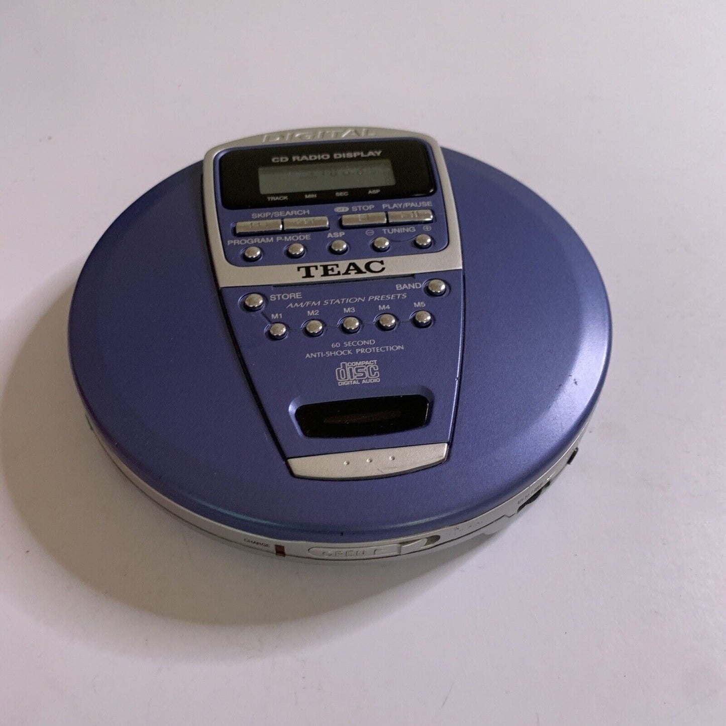 Teac Portable CD and AM/FM Radio Player PD-P239 with Anti-Shock Protection
