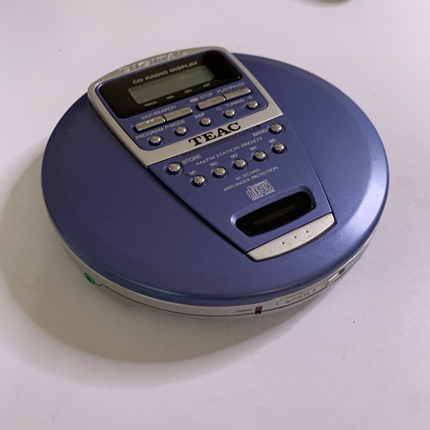 Teac Portable CD and AM/FM Radio Player PD-P239 with Anti-Shock Protection