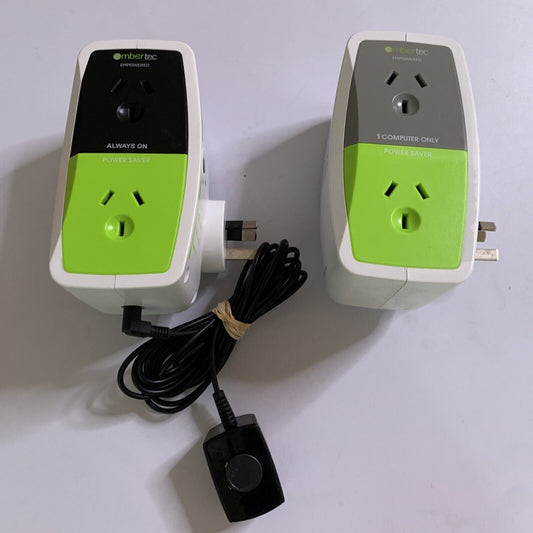2x Embertec Smartswitch PC & AV Power Saving Outlet