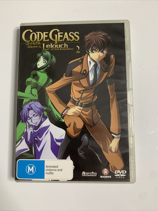 Code Geass - Lelouch of the Rebellion : Vol 2 (DVD, 2007) Region 4 & 2
