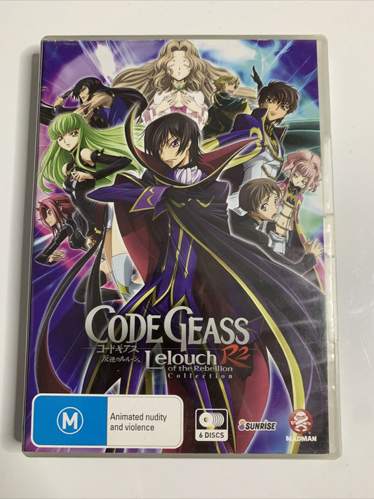 Code Geass: Lelouch Of The Rebellion Collection R2 (DVD,2010) Region 4 & 2