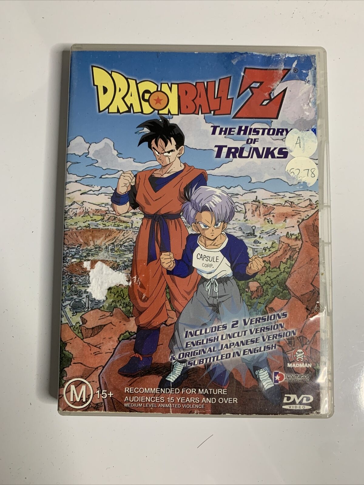 Dragon Ball Z The History Of Trunks (DVD, 2000) Anime