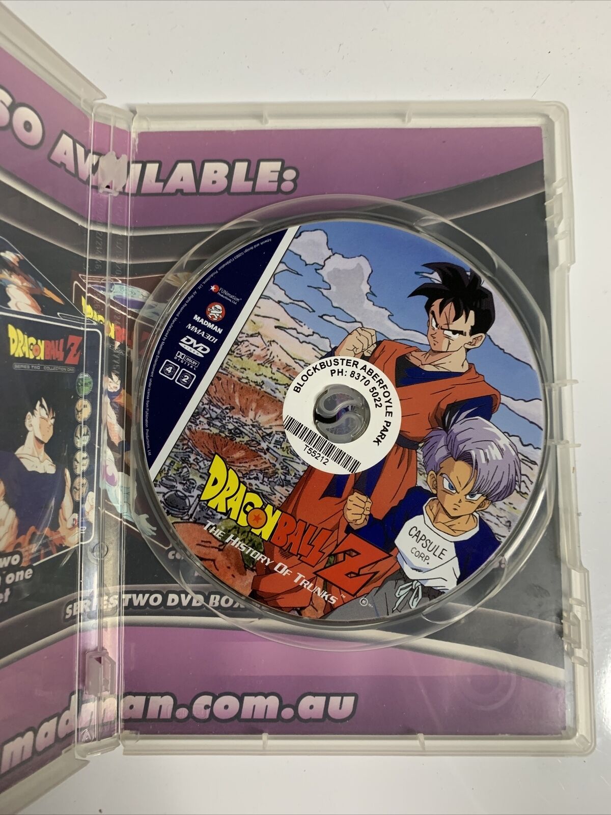Dragon Ball Z The History Of Trunks (DVD, 2000) Anime