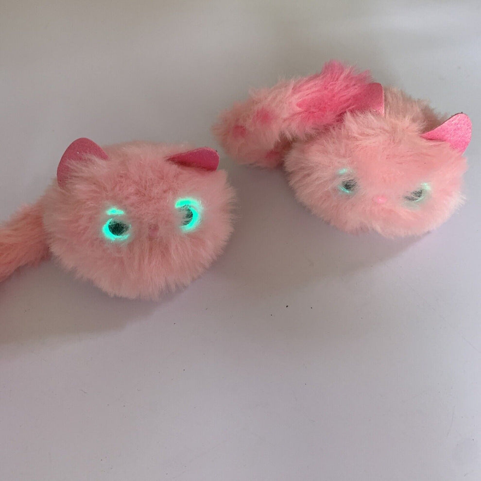 2x Pomsies Blossom Pink Interactive Wearable Pompom Pet Toy Retro Unit