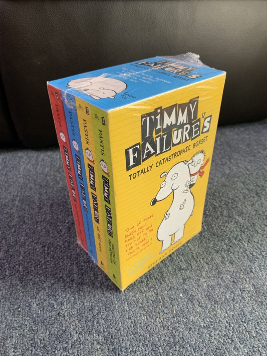 Timmy Failures Totally Catastrophic Book Box Set by Stephan Pastis HC NEW Sealed