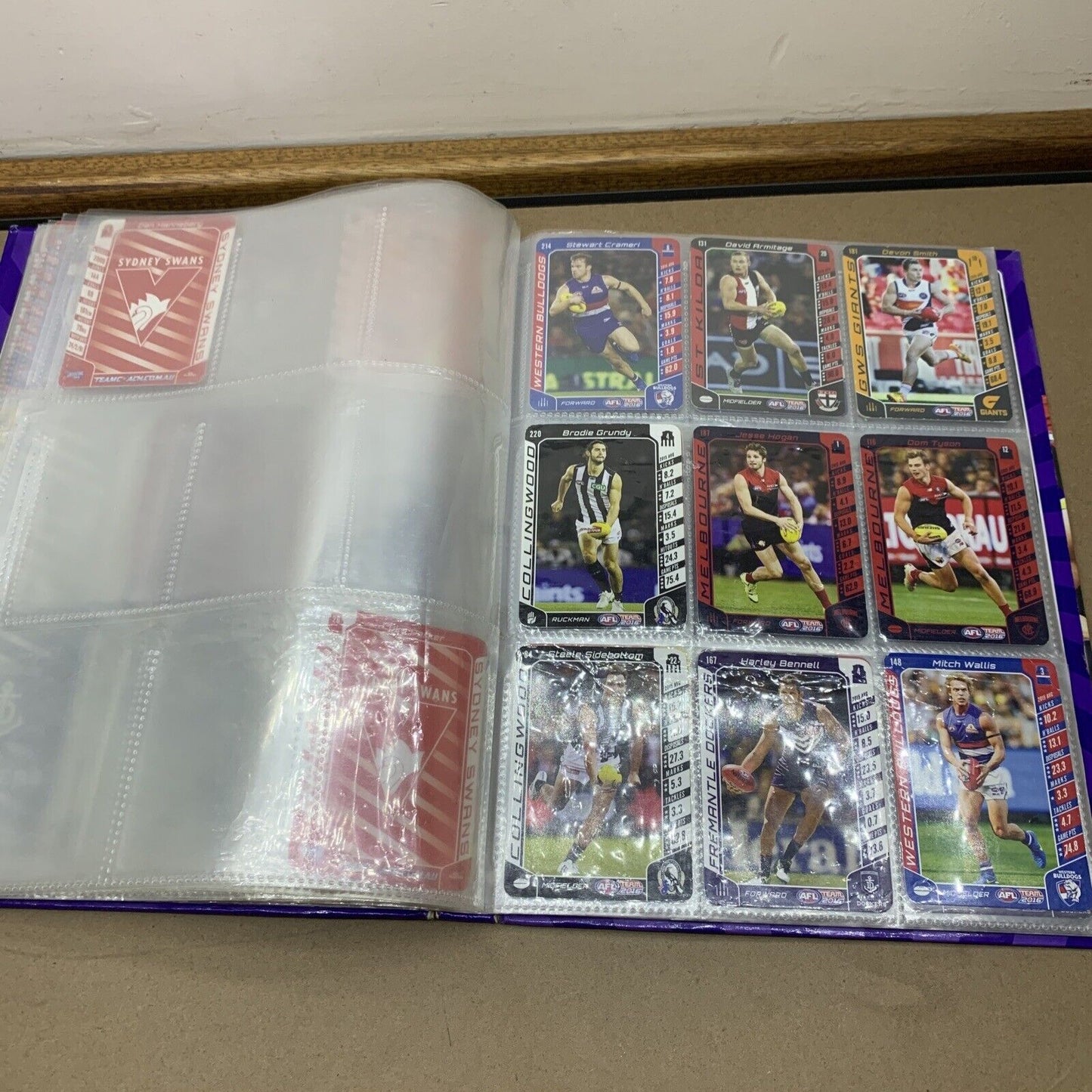 AFL Team 2016 Official AFL Game Cards Album