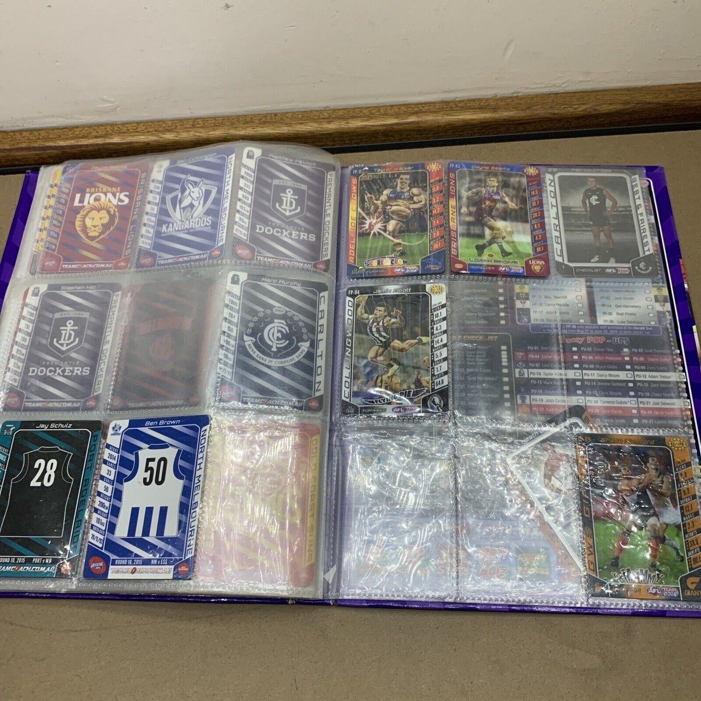 AFL Team 2016 Official AFL Game Cards Album