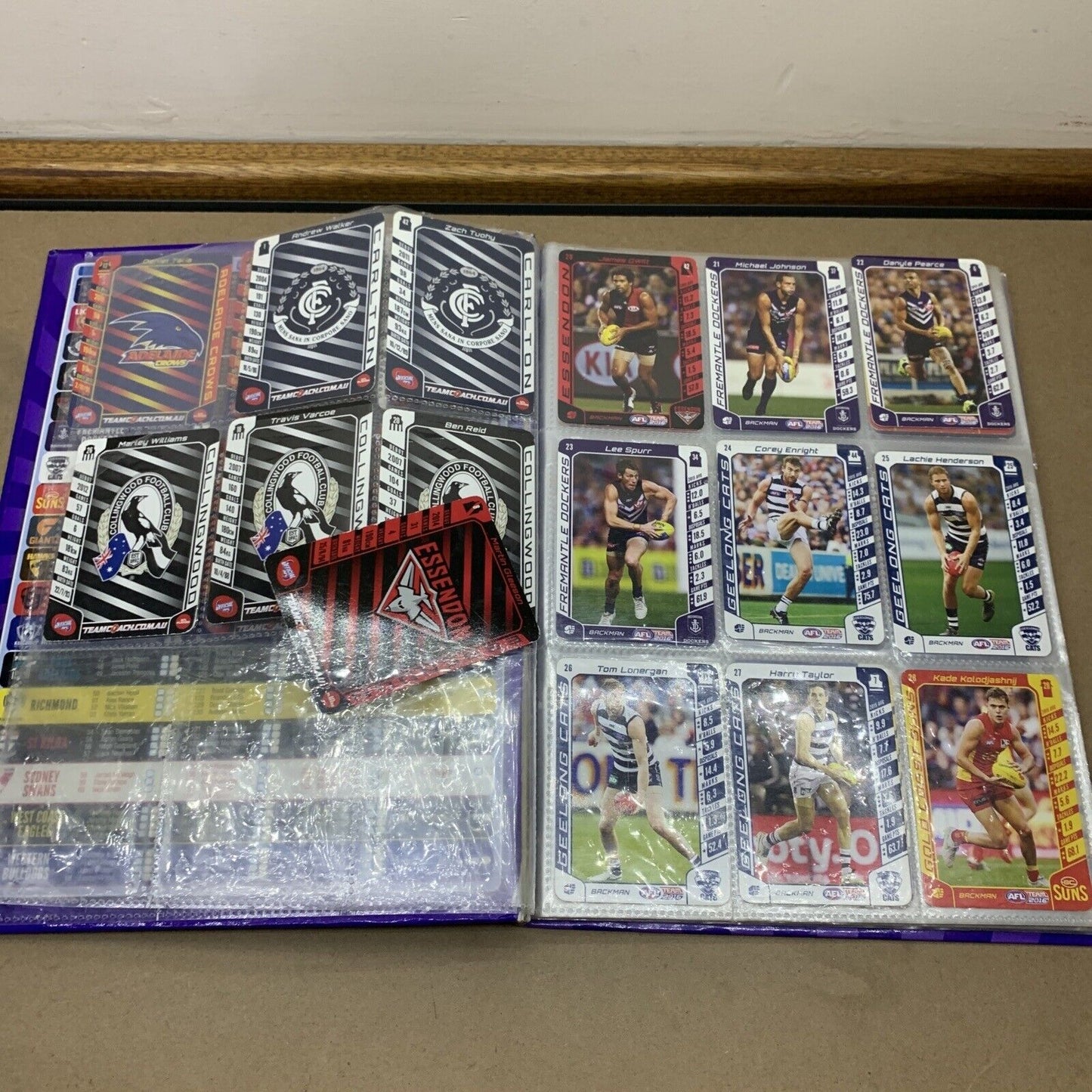 AFL Team 2016 Official AFL Game Cards Album