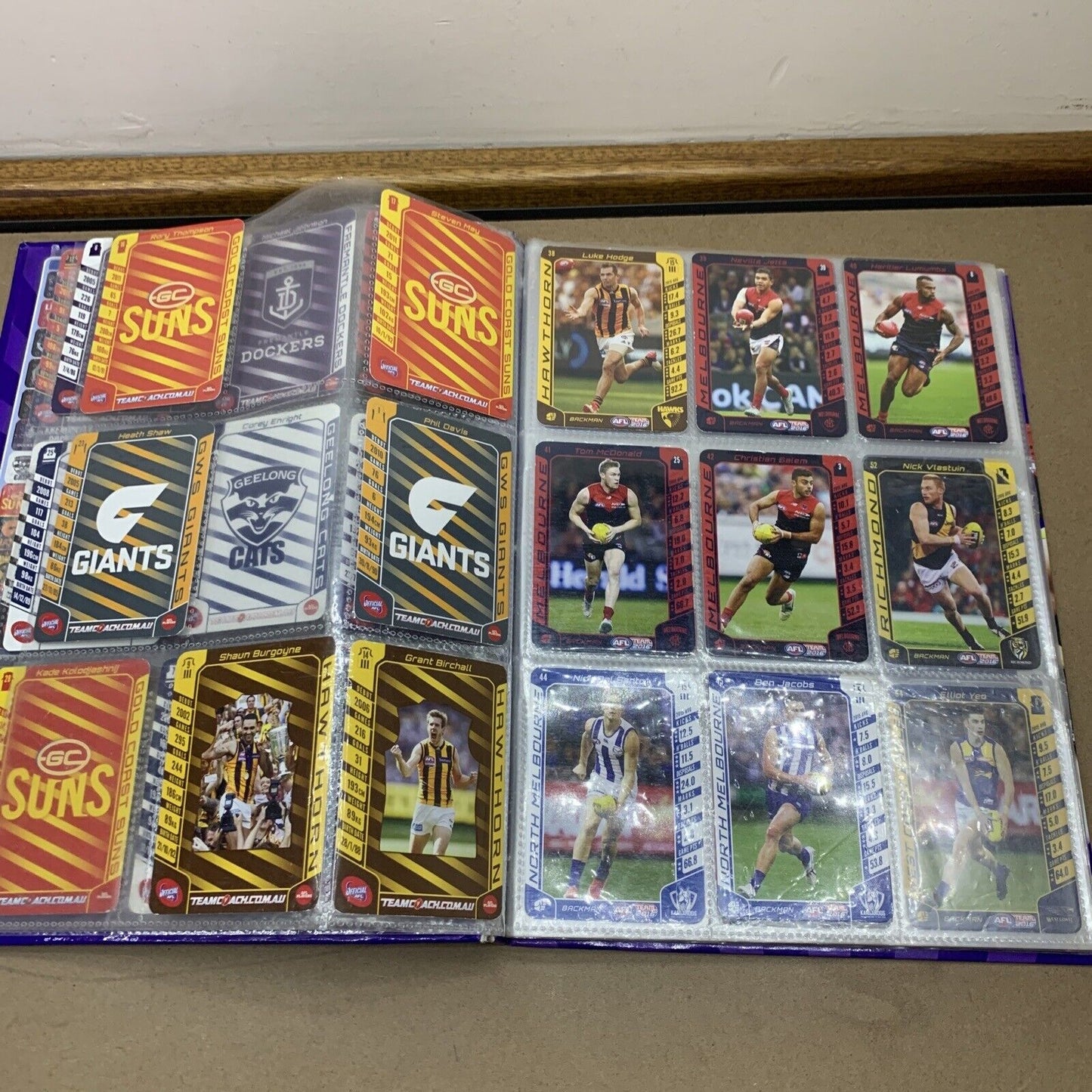 AFL Team 2016 Official AFL Game Cards Album