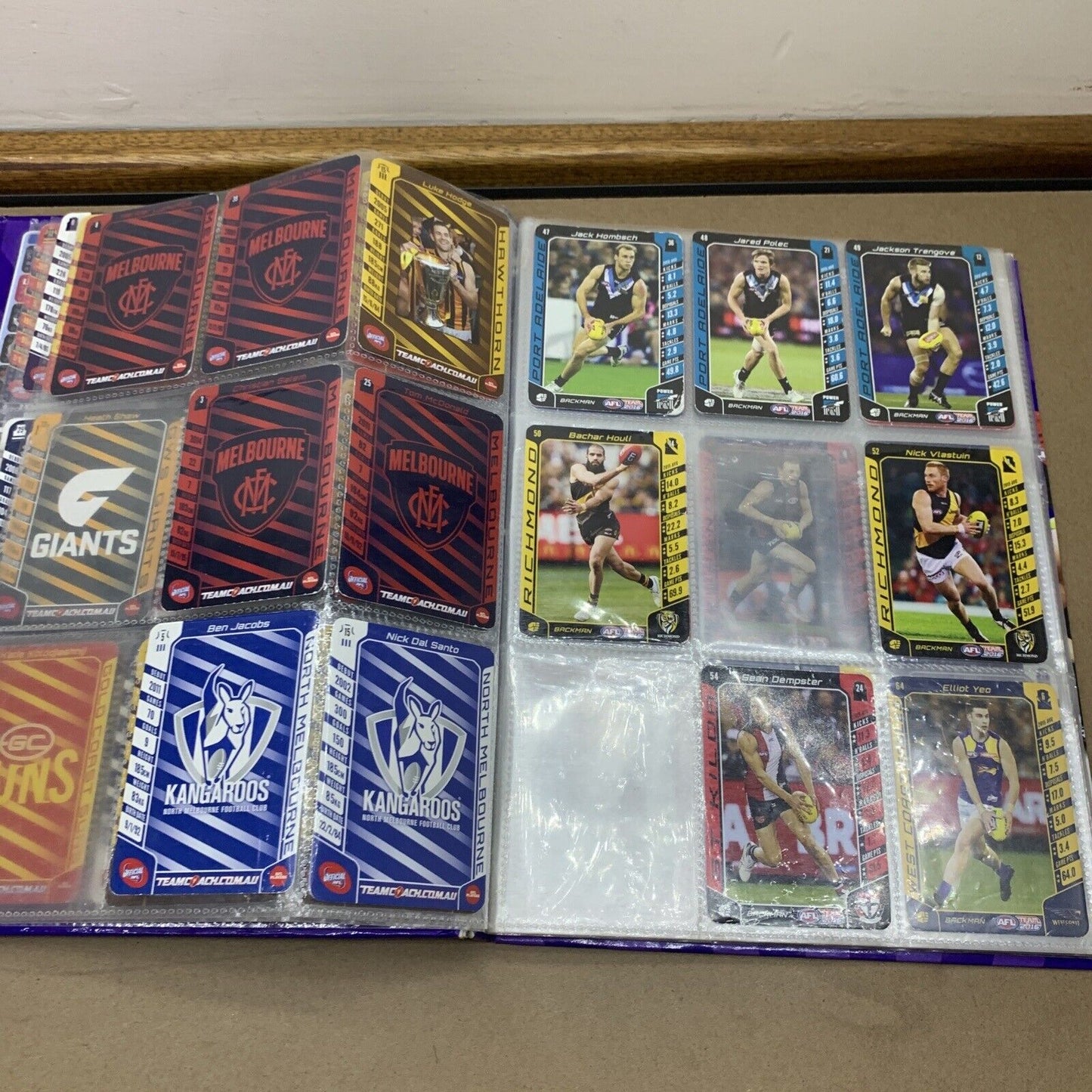 AFL Team 2016 Official AFL Game Cards Album