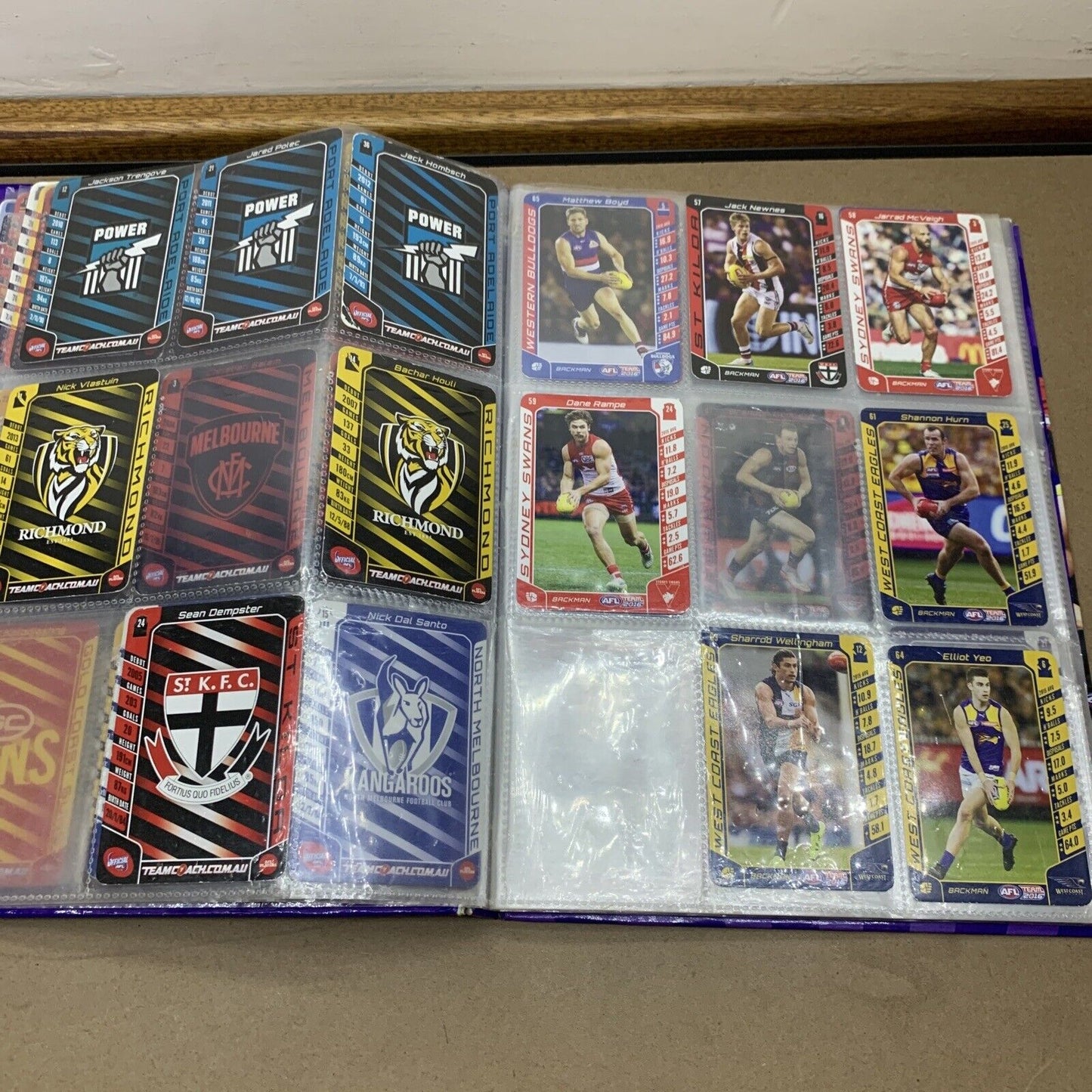 AFL Team 2016 Official AFL Game Cards Album