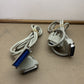 2x Parallel Printer IEEE 1284 Male to Female Cable 1.2 m