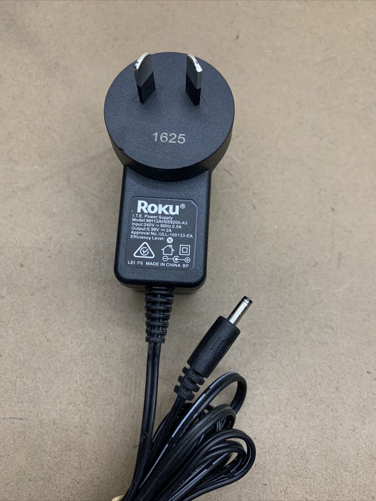 Component Adapter For Roku Tv Genuine Roku Power Supply MH12AH059200-A3 AC Adapter 5.99v 2A – Retro Unit