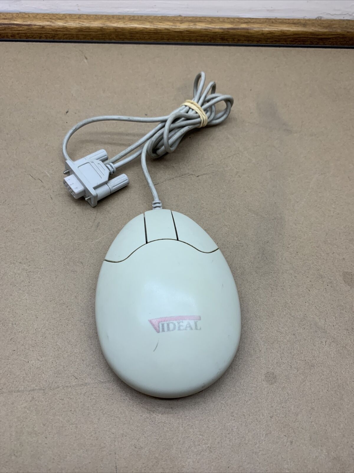 Videal Serial Trackball Mouse 3 Button GH1010 Vintage