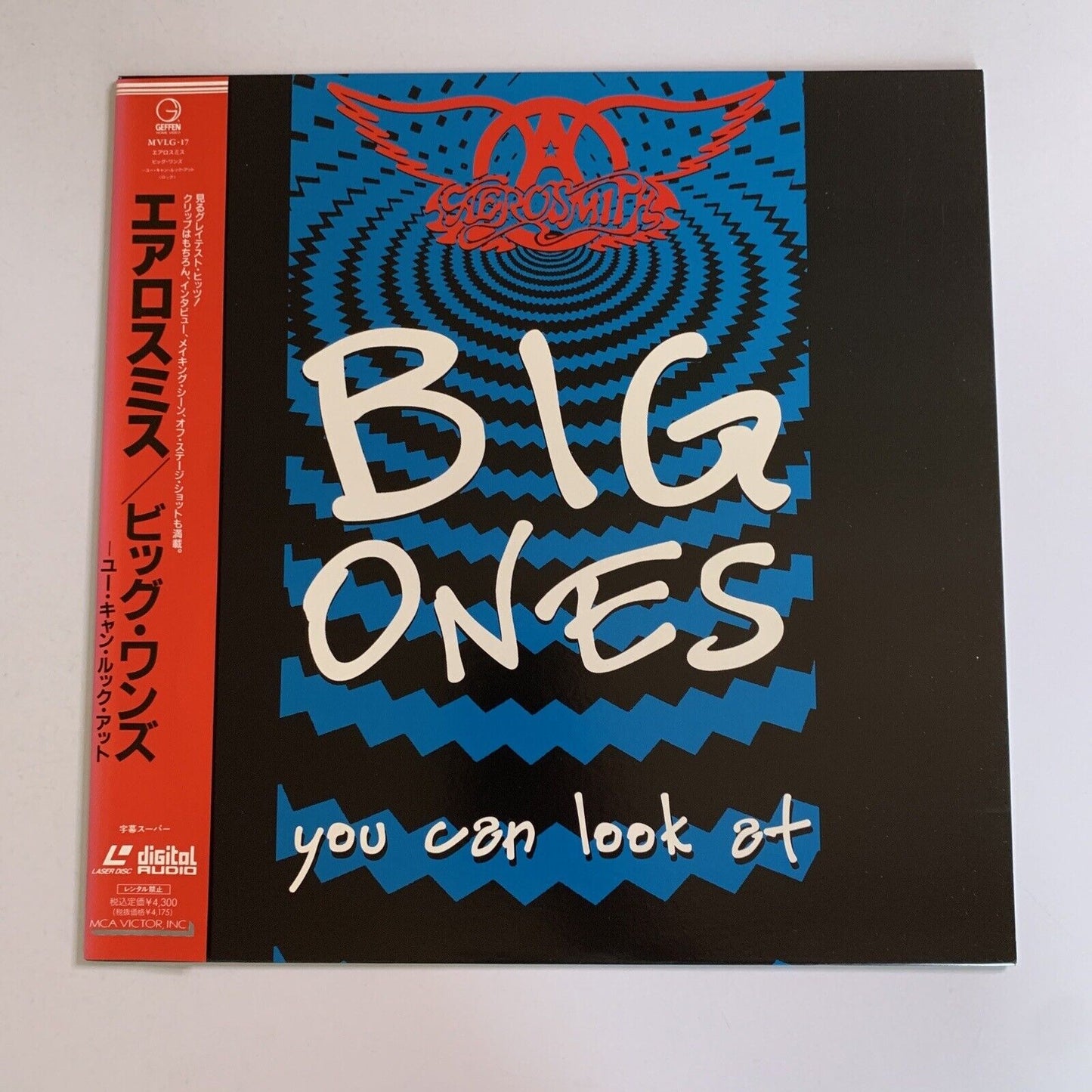 Aerosmith Big Ones You Can Look At (Laserdisc LD, 1994) Obi NTSC