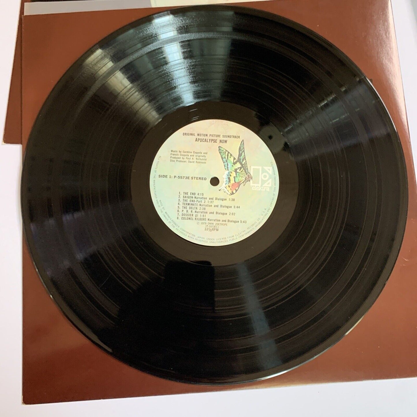 Apocalypse Now Soundtrack 1979  LP 2x Vinyl Record Gatefold Elektra DP-90001