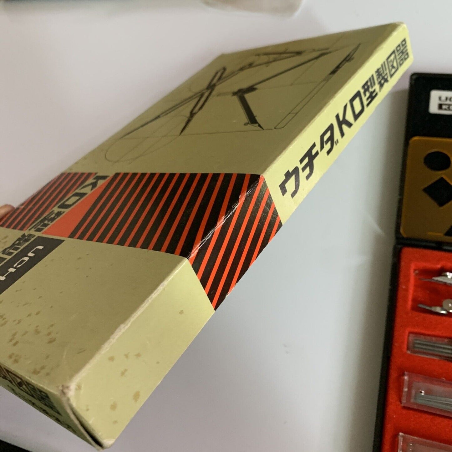 Uchida KD Type KD2810 Precision Drawing Instrument Drafting Compass Set Japan
