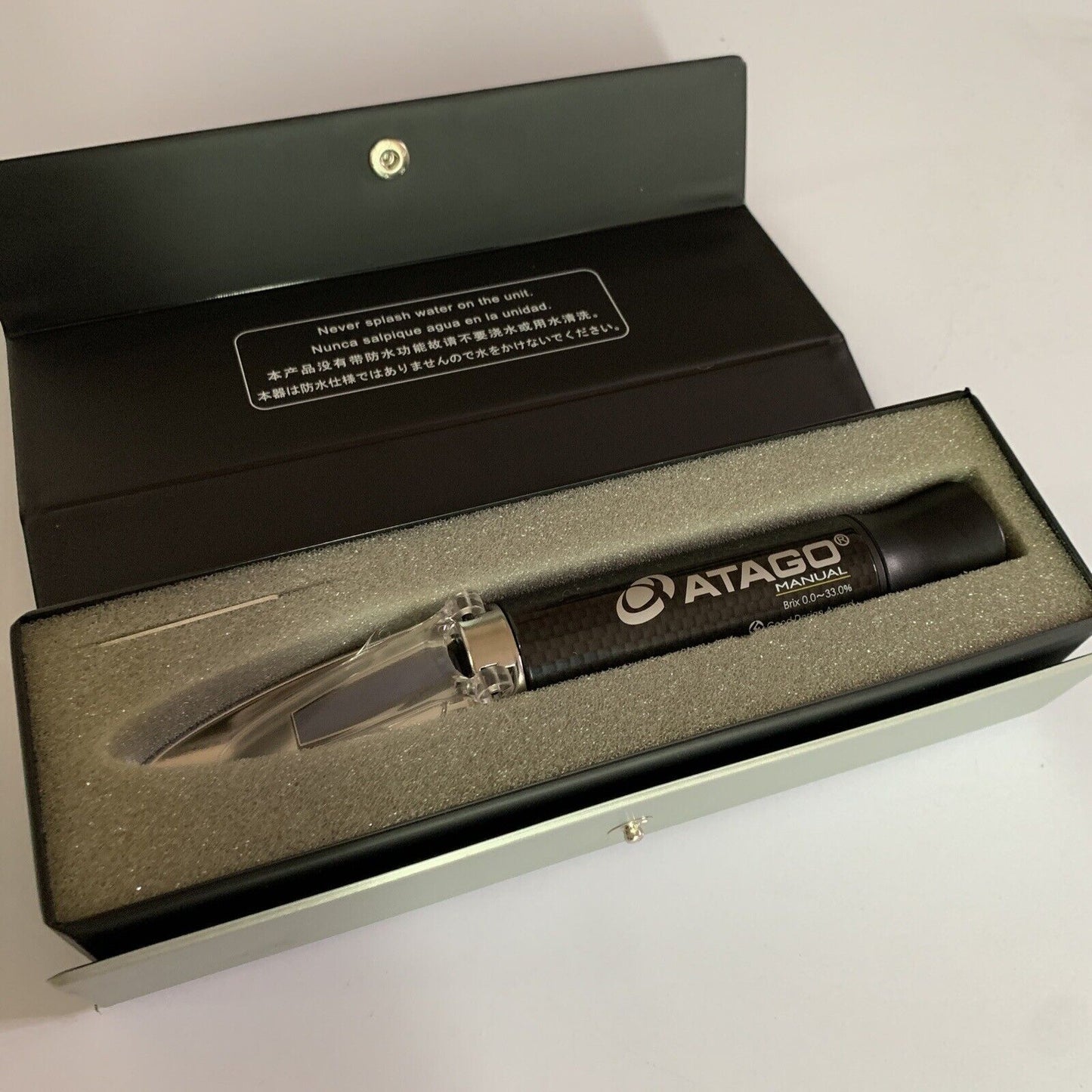 Atago Master Refractometer Brix 0.0-33% Master-M 2313 Handheld Made in Japan