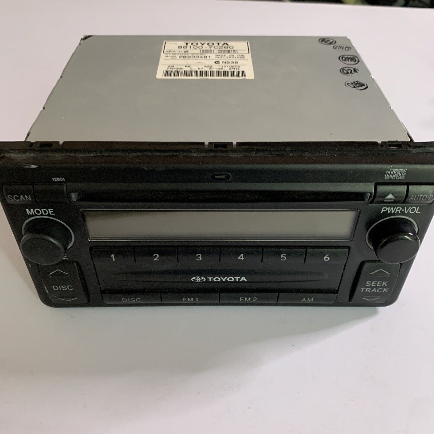 Toyota Camry Car Audio Dash CD Player 86100-YC290