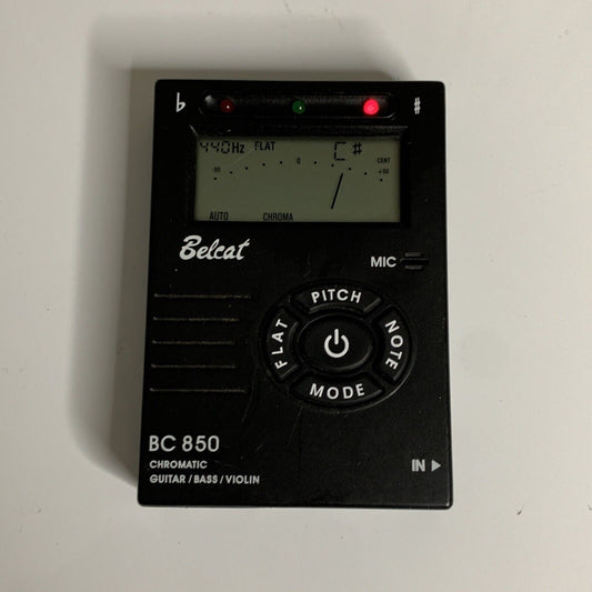 Belfast Chromatic Guitar Bass Violin Tuner BC 850