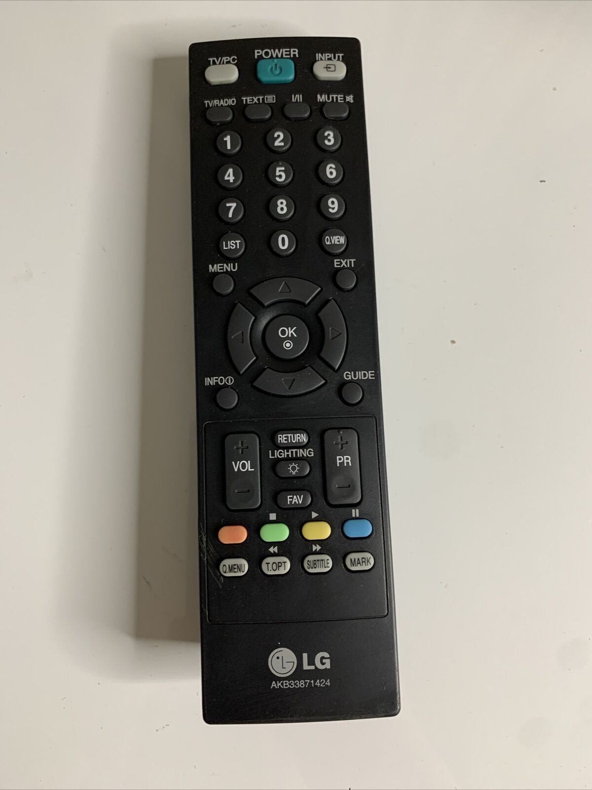 Genuine LG AKB33871424 Remote Control