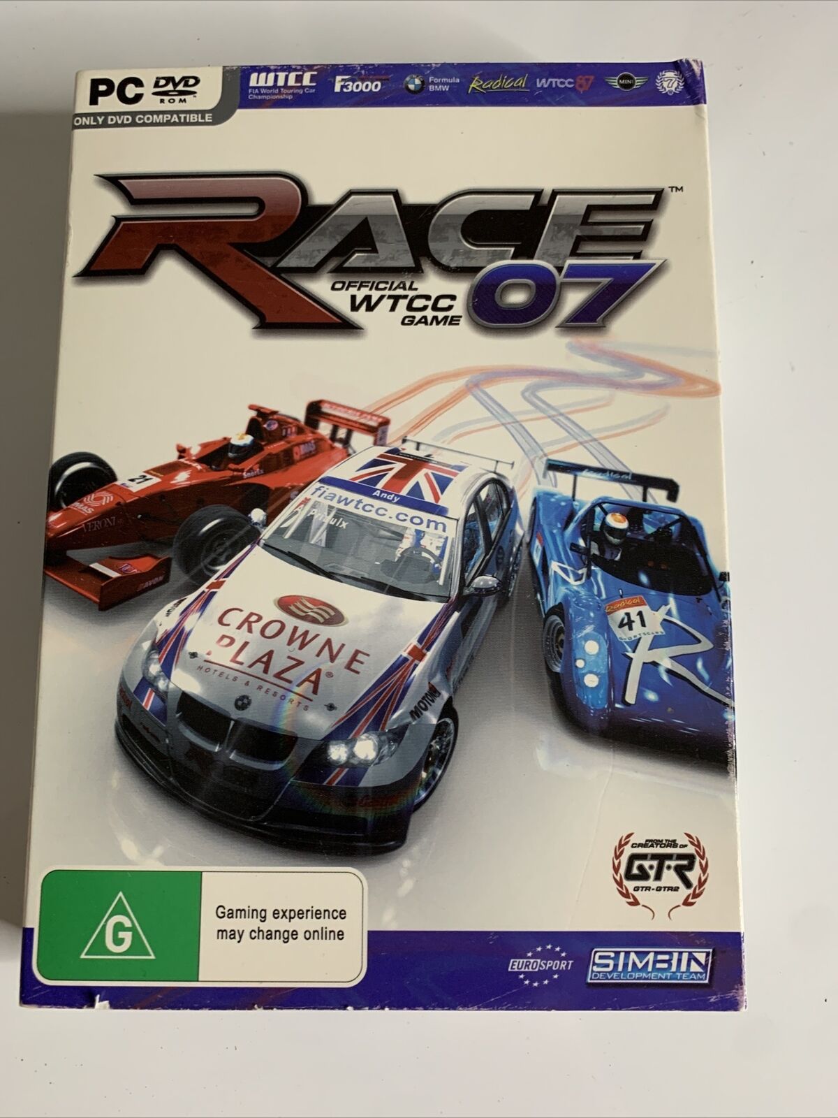 Race 07: Official WTCC Game - PC Racing DVD World Touring Car Champion –  Retro Unit