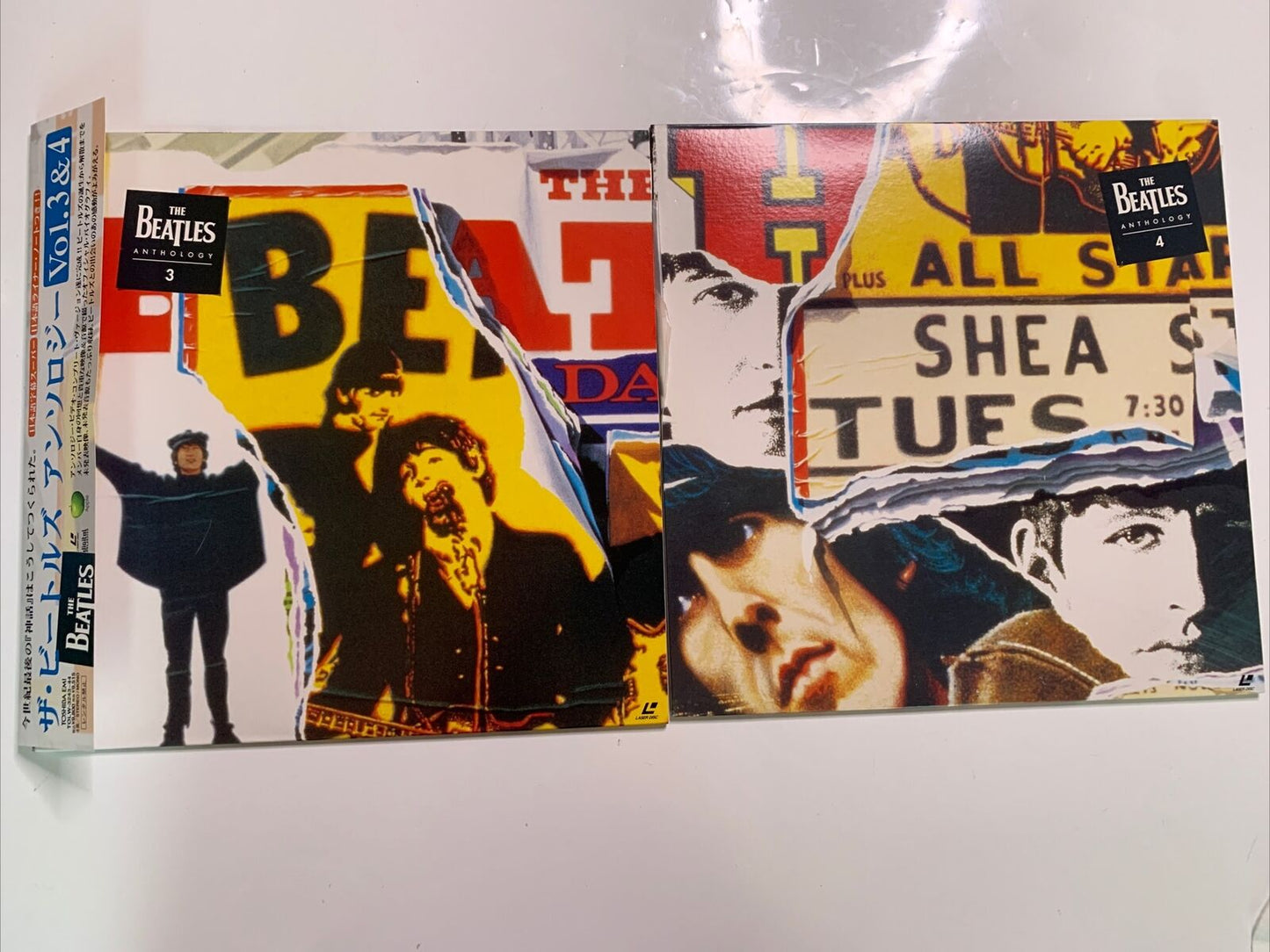 The Beatles Anthology 3 & 4 (Laserdisc LD, 1995) Obi NTSC