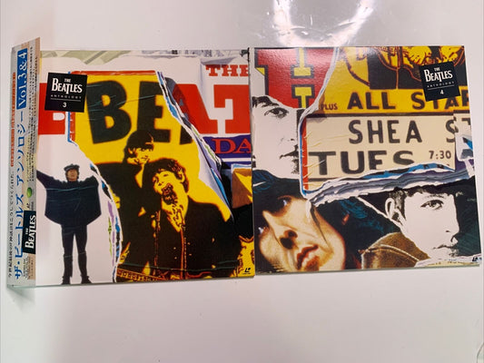 The Beatles Anthology 3 & 4 (Laserdisc LD, 1995) Obi NTSC