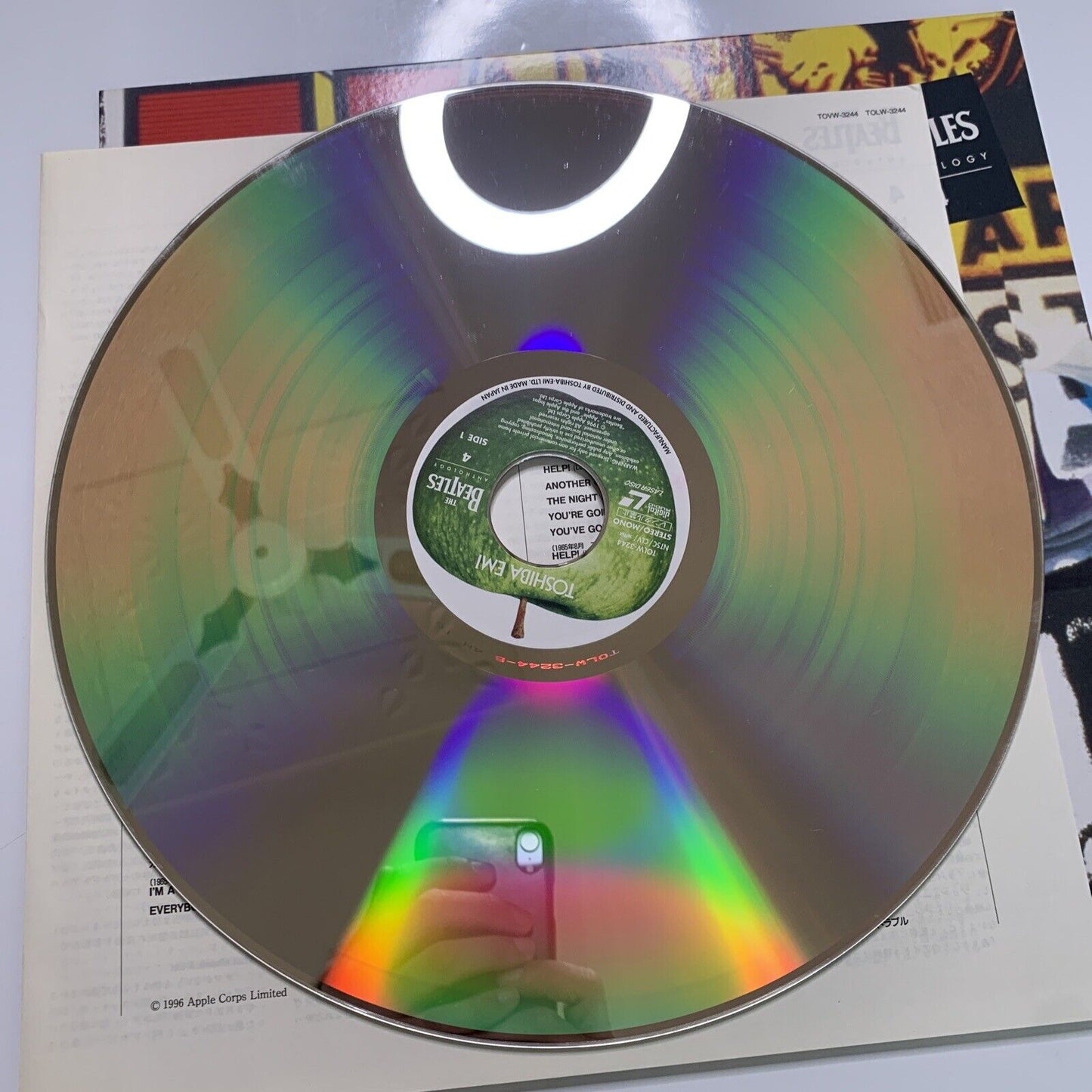 The Beatles Anthology 3 & 4 (Laserdisc LD, 1995) Obi NTSC