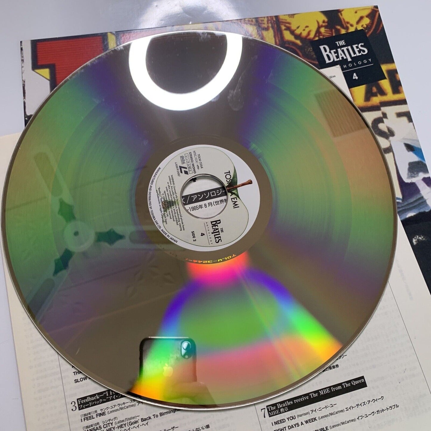 The Beatles Anthology 3 & 4 (Laserdisc LD, 1995) Obi NTSC