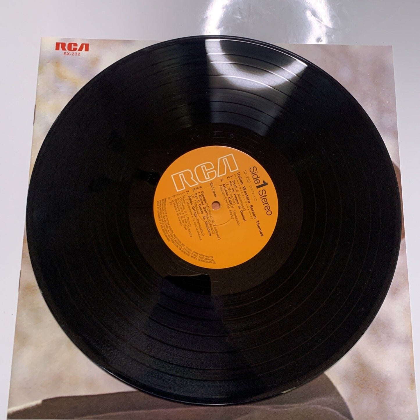 Italian Western Screen Themes Ennio Morricone LP 1972 Vinyl Record RCA SX-232