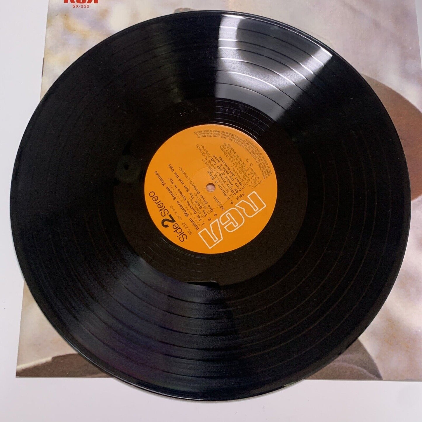 Italian Western Screen Themes Ennio Morricone LP 1972 Vinyl Record RCA SX-232