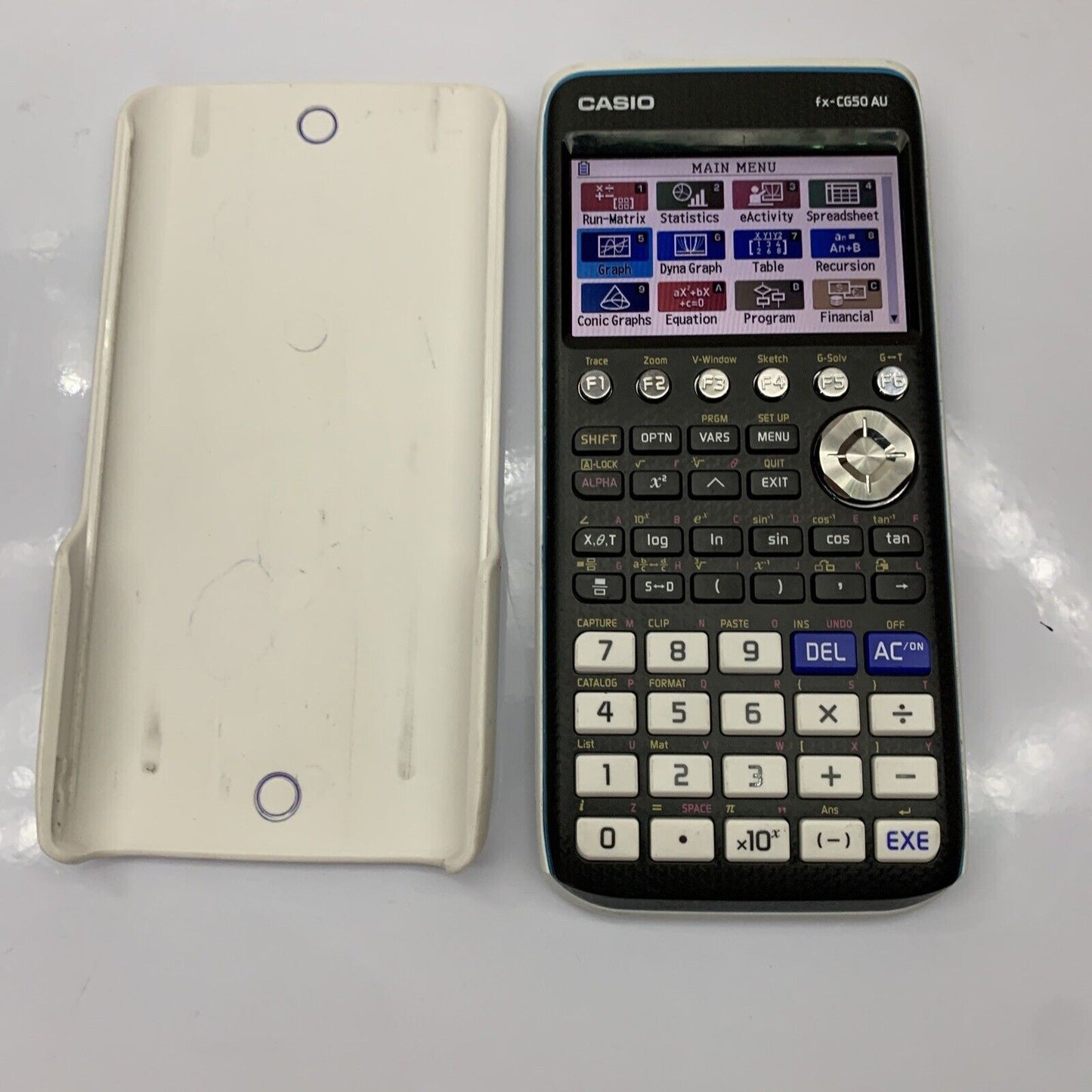 Casio FX-CG50AU Graphics Calculator *Missing Battery Lid