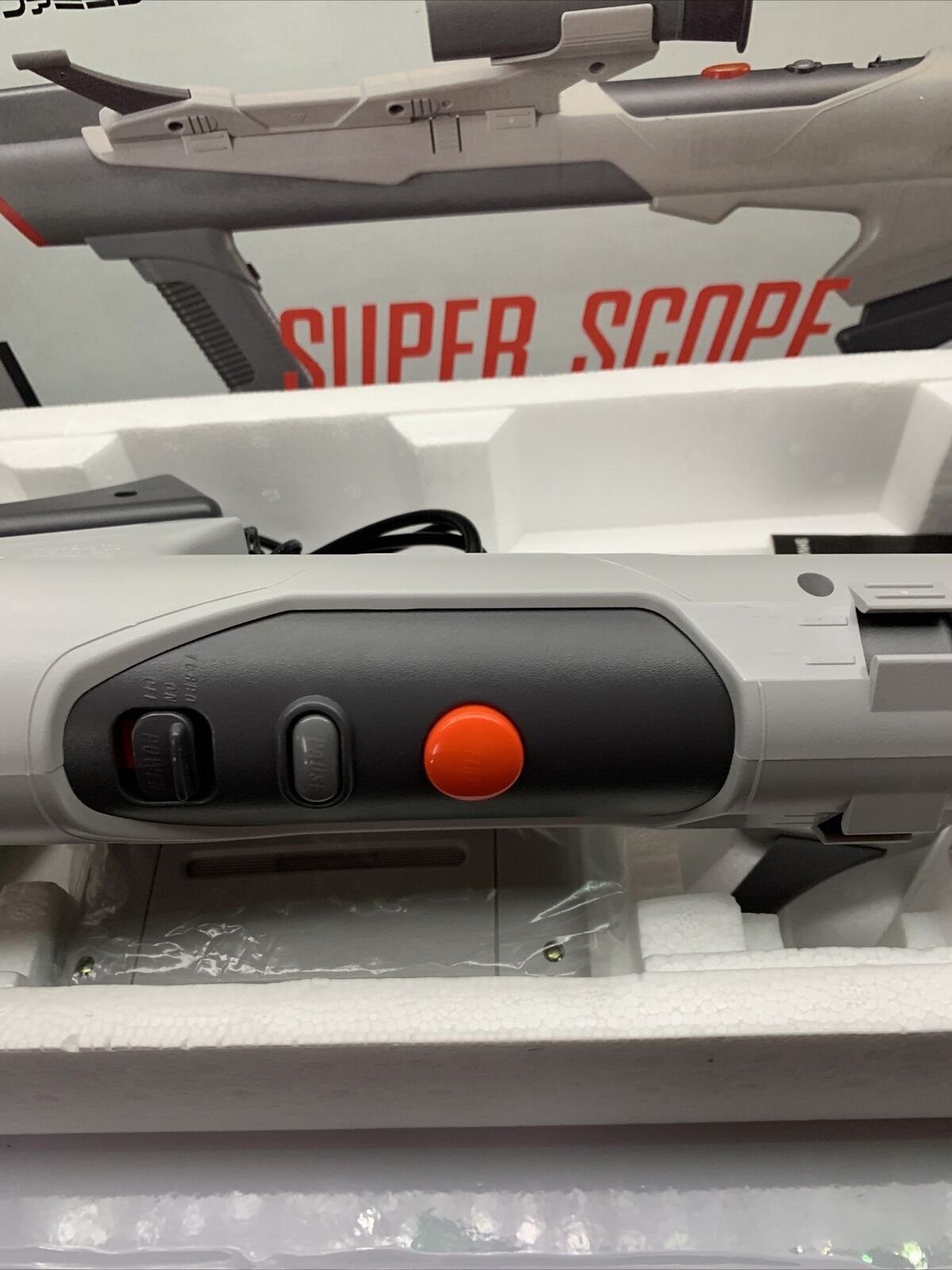 Super Scope 6 Light Gun Controller and Game Nintendo SNES JAPAN NTSC-J Complete