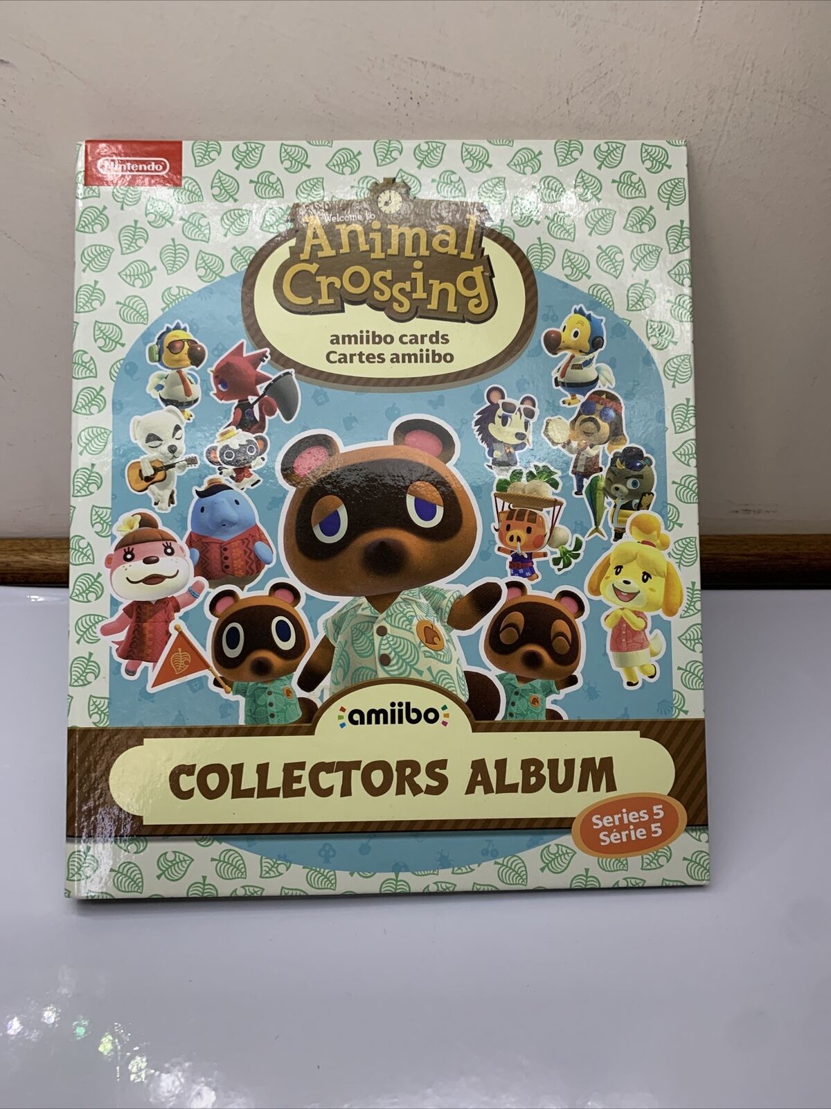 Nintendo Animal Crossing Amiibo Cards Series 5 Collectors Album with 27 Cards