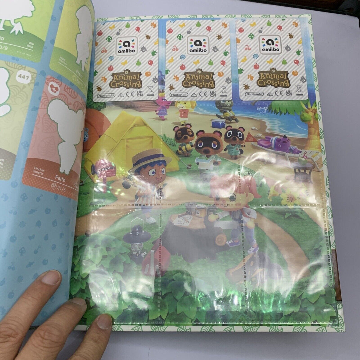 Nintendo Animal Crossing Amiibo Cards Series 5 Collectors Album with 27 Cards