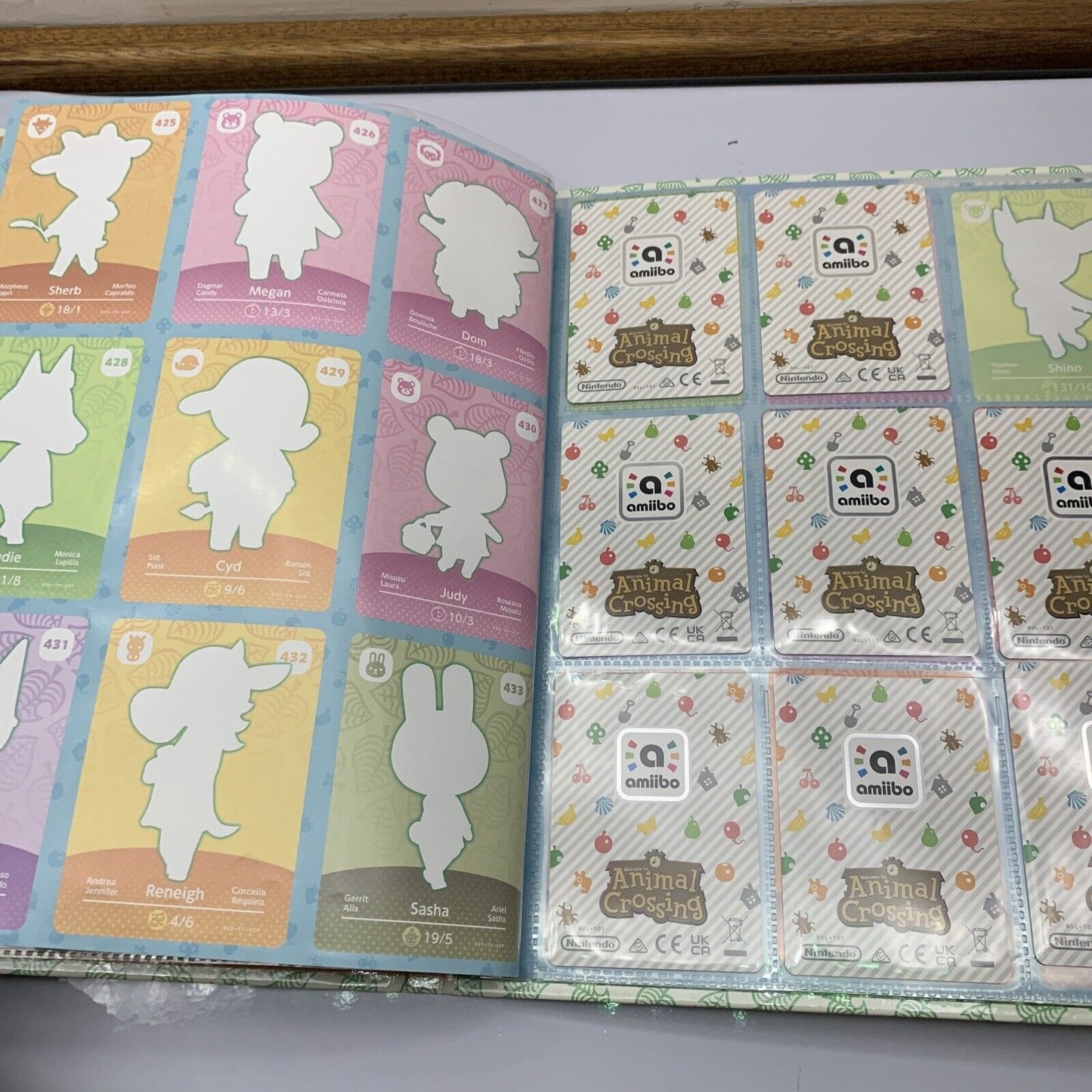 Nintendo Animal Crossing Amiibo Cards Series 5 Collectors Album with 27 Cards