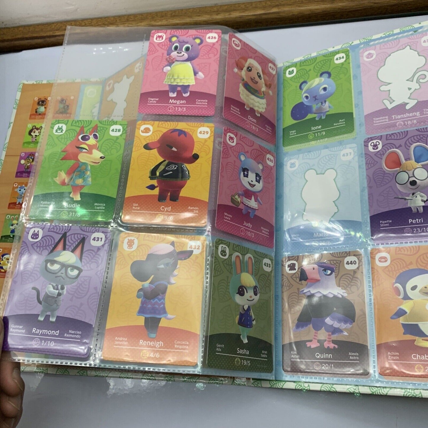 Nintendo Animal Crossing Amiibo Cards Series 5 Collectors Album with 27 Cards
