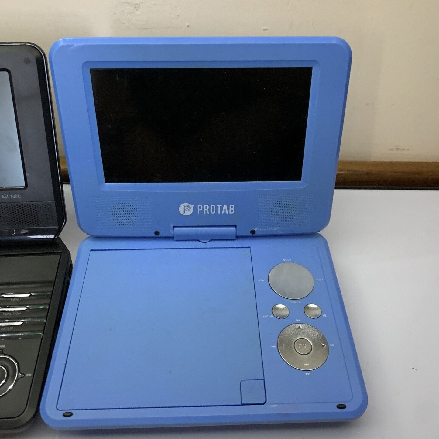 2x DVD 7" Portable Player *For Parts Or Not Working