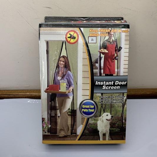 Instant Door Screen Adhesive Fly Screen 210 x 50 cm" NEW