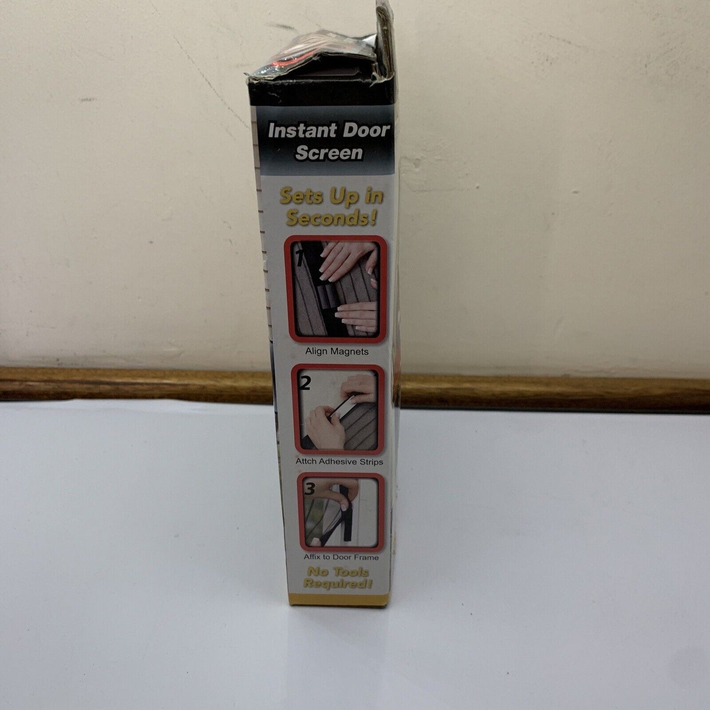 Instant Door Screen Adhesive Fly Screen 210 x 50 cm" NEW