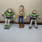 Genuine Disney Toy Story 2x Buzz Lightyear & Sheriff Woody 23cm Action Figure