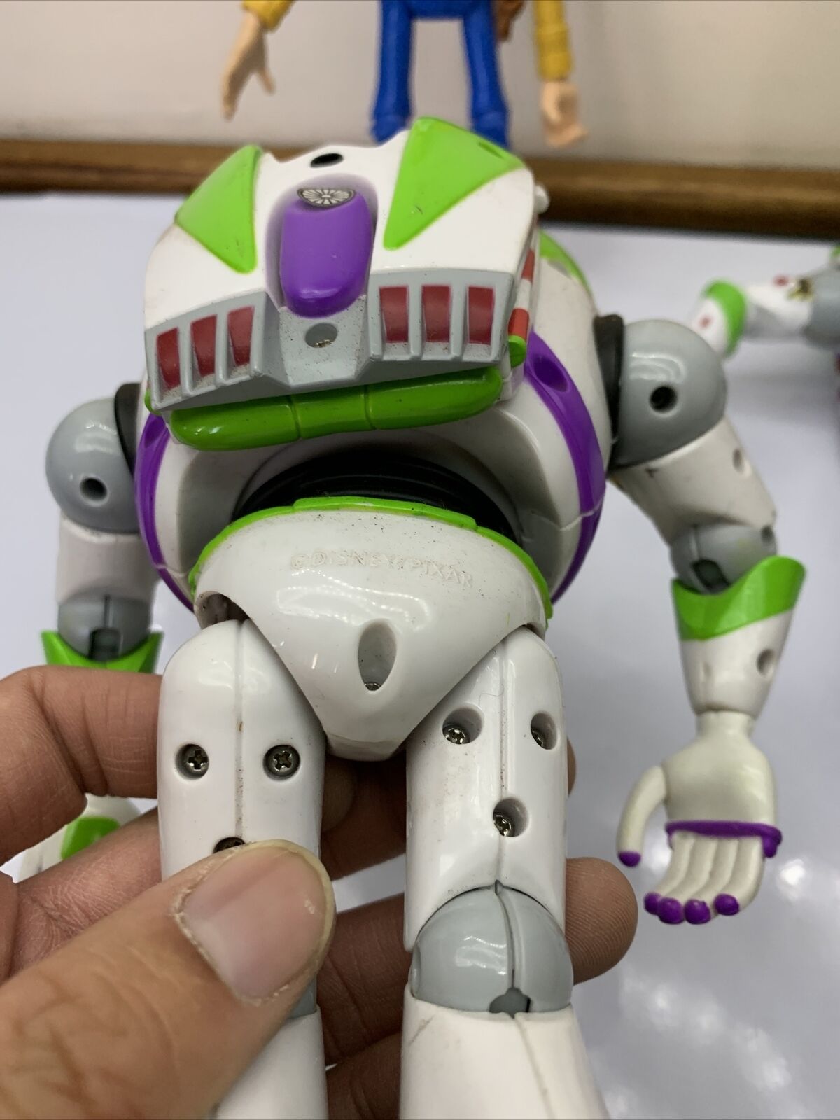 Genuine Disney Toy Story 2x Buzz Lightyear & Sheriff Woody 23cm Action Figure