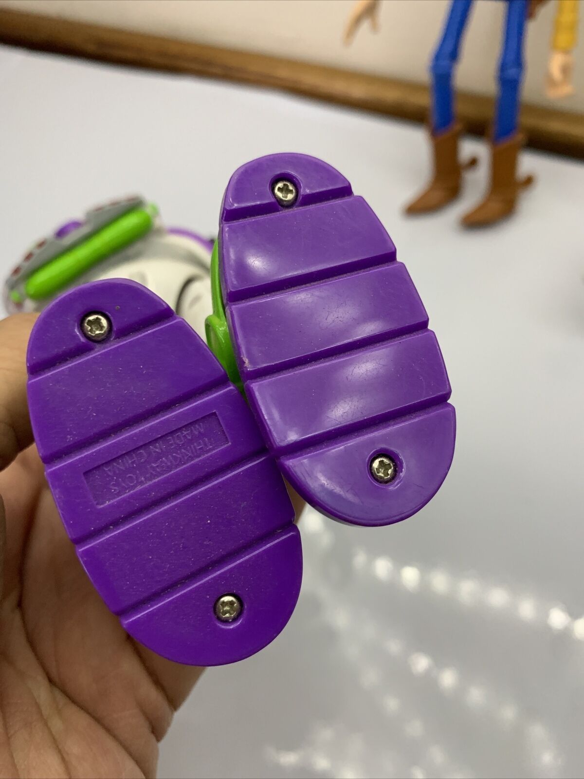 Genuine Disney Toy Story 2x Buzz Lightyear & Sheriff Woody 23cm Action Figure